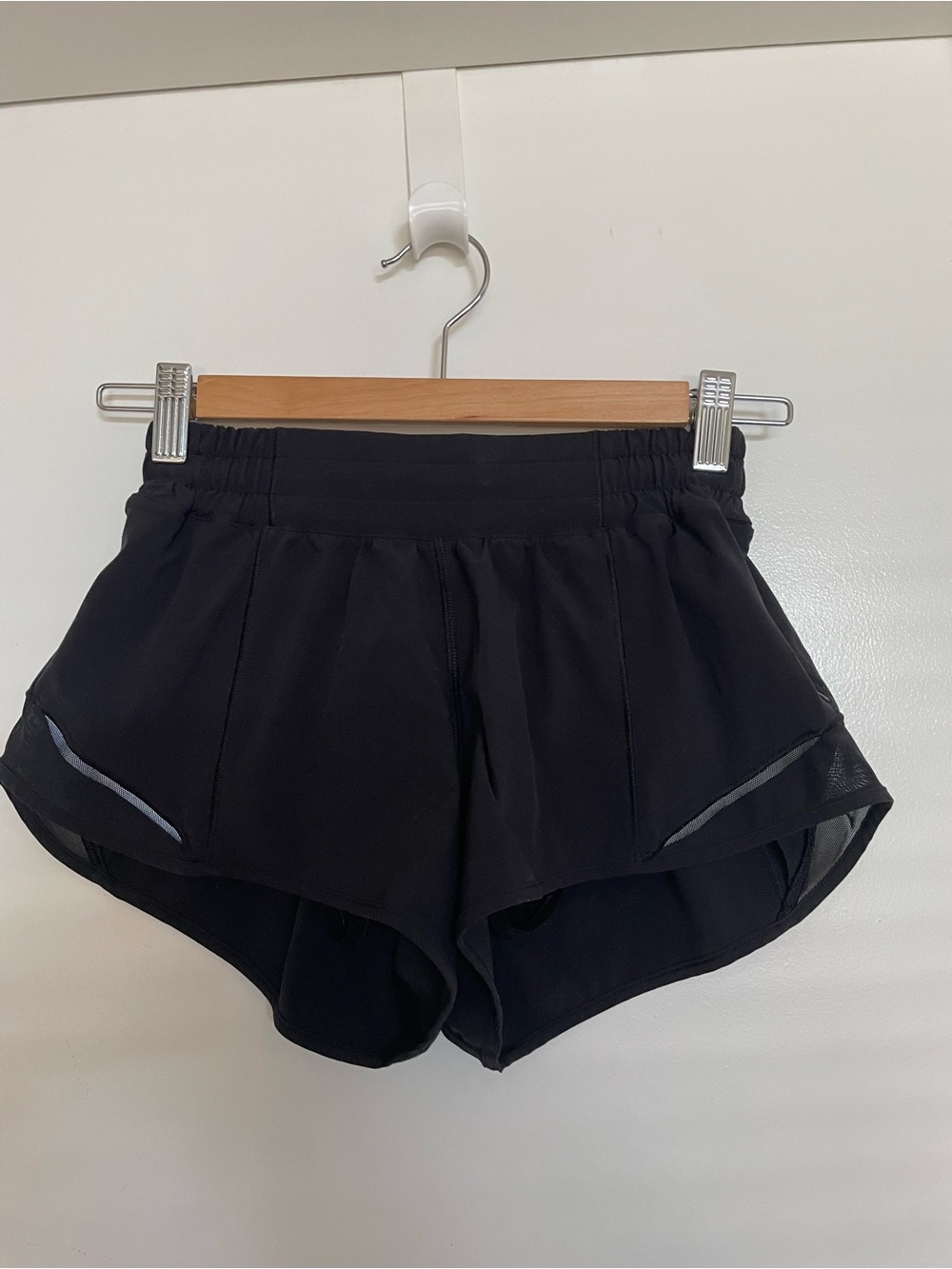 lululemon athletica Black Women's Athletic Shorts with Reflective Accents